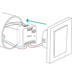 Sonoff Mini Dry Wifi Smart Switch | Potentialfrit Relæ | MINI-D