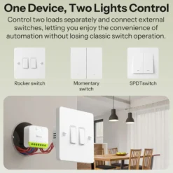 Sonoff MINI DUO Smart Relæ | Zigbee | 2CH | Max. 16A | MINI-ZB2GS