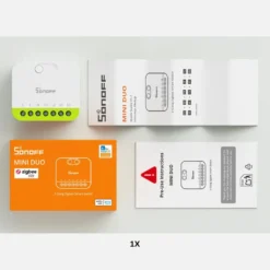 Sonoff MINI DUO Smart Relæ | Zigbee | 2CH | Max. 16A | MINI-ZB2GS