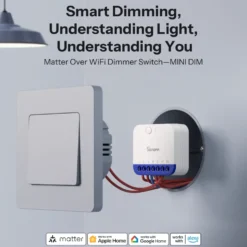 SONOFF Mini Extreme Lysdæmper | Matter over WiFi | Max. 200W LED / 400W Halogen | MINI-DIM