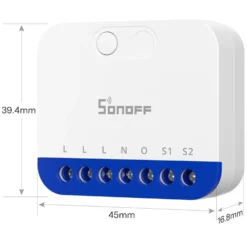 SONOFF Mini Extreme Lysdæmper | Matter over WiFi | Max. 200W LED / 400W Halogen | MINI-DIM