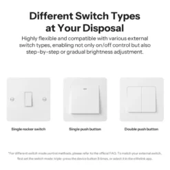 SONOFF Mini Zigbee Lysdæmper | Max. 200W LED / 400W Halogen | MINI-ZBDIM