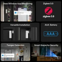 SONOFF SenseGuard DW Gen2 | Zigbee Smart Vindue/Dør Sensor | SNZB-04PR2