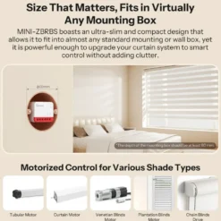 SONOFF Smart Rullegardin Relæ | Zigbee | MINI-ZBRBS