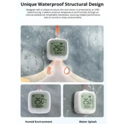 SONOFF Smart Temperatur- & Fugt Sensor | Zigbee | IP65 | SNZB-02WD