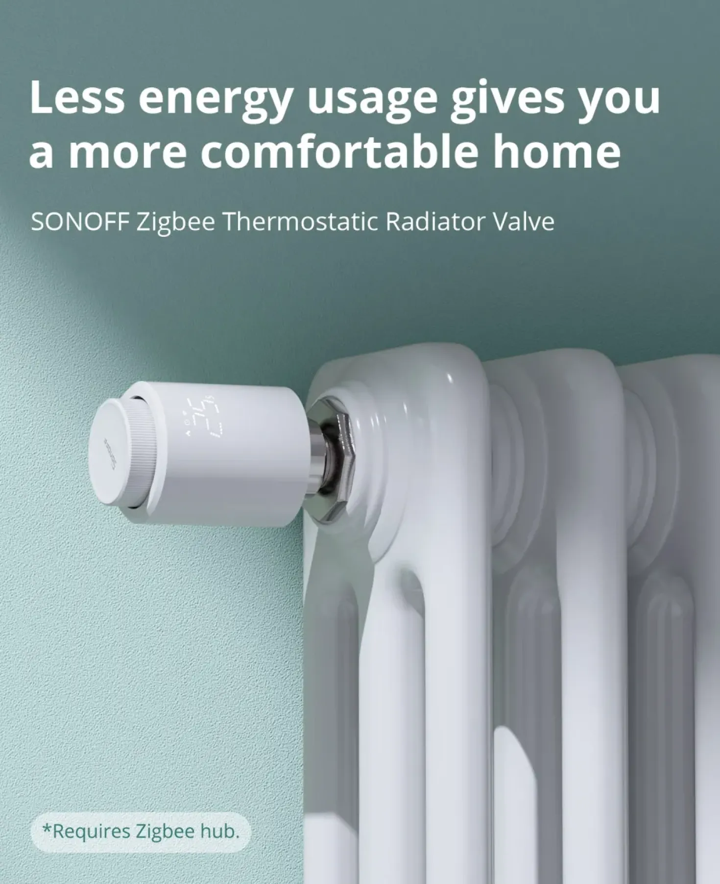 Sonoff Termostat | Radiatortermostat | Zigbee 3.0 | 4-Pak | TRVZB