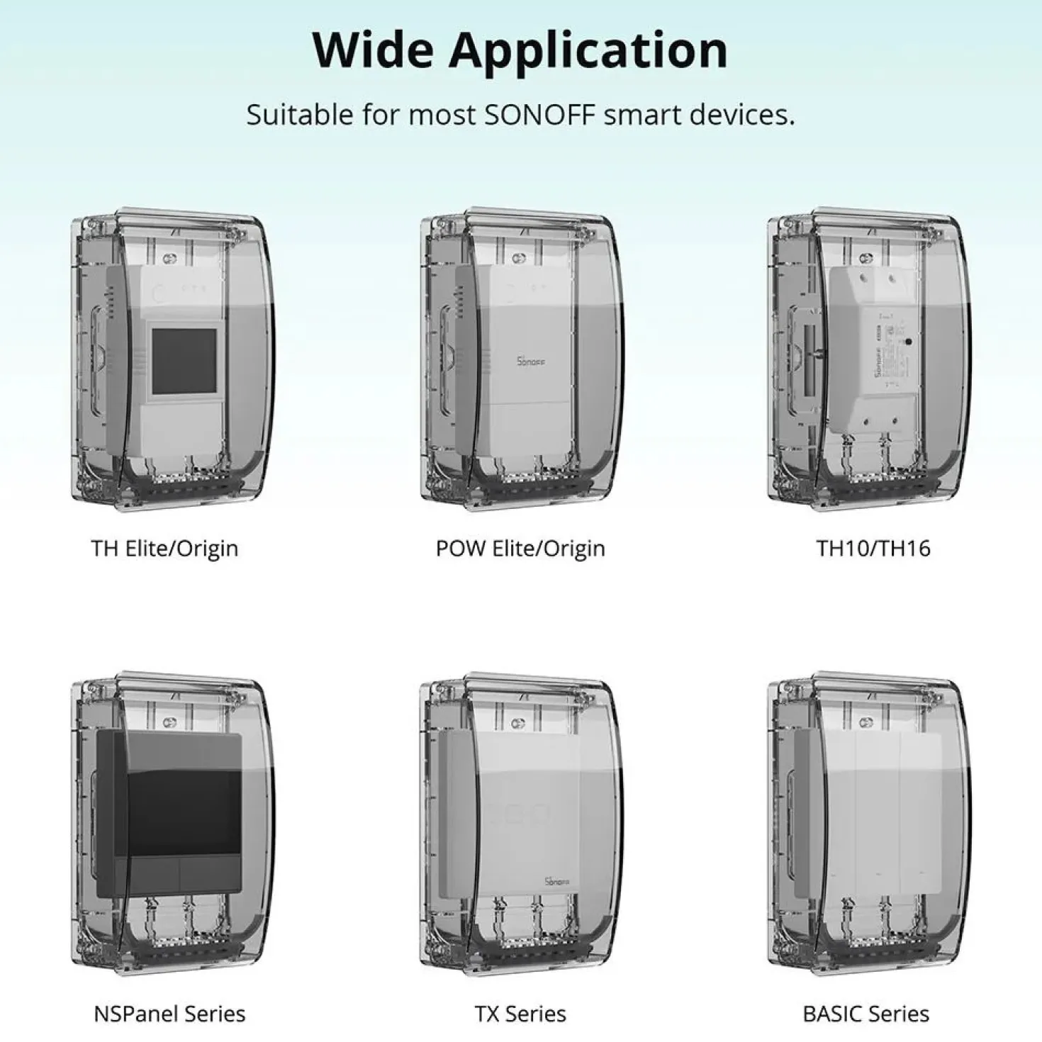 Sonoff Waterproof Box | R2 | Kompatibel med en række Sonoff produkter