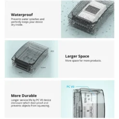 Sonoff Waterproof Box | R2 | Kompatibel med en række Sonoff produkter