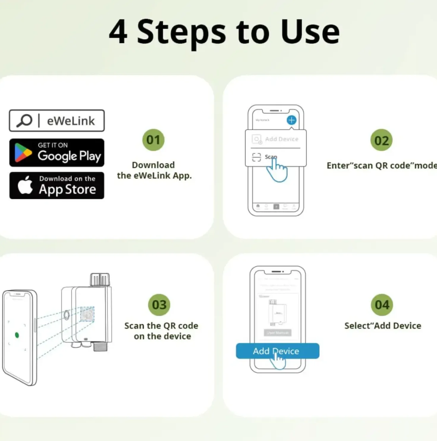 Sonoff Zigbee Smart Water Valve | 2-Pak | Inkl. Sonoff Zigbee Bridge Pro