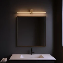 Spejlarmatur | 60cm | 4000K | 670lm | 9W | IP44 | ARTIST | Guld