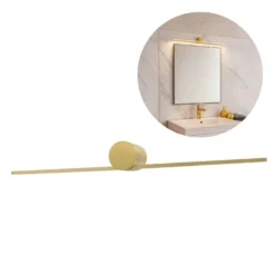 Spejlarmatur | 60cm | 4000K | 670lm | 9W | IP44 | ARTIST | Guld