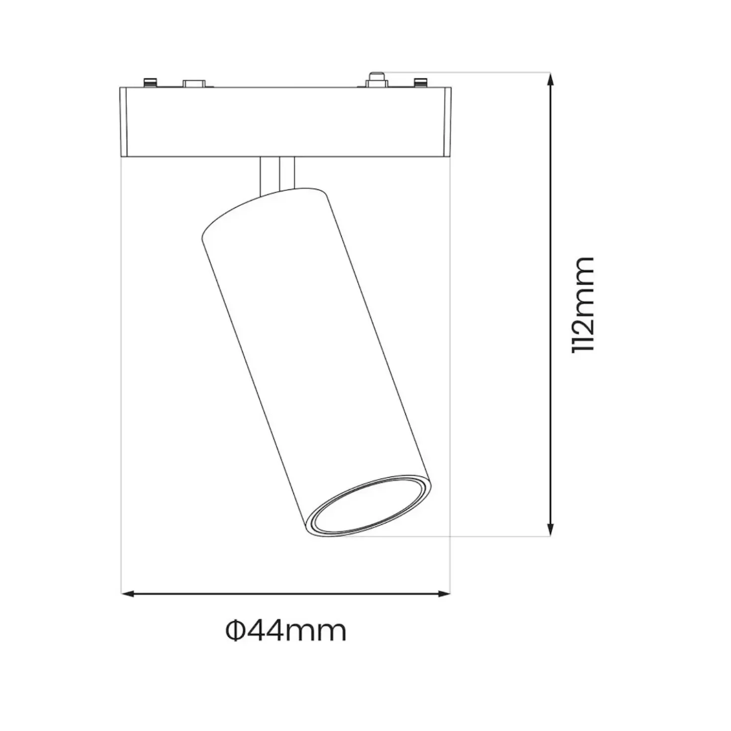 Spot Lampe til SlimTrack Skinnesystem | 24V | CCT | 530lm | 9W | Hvid