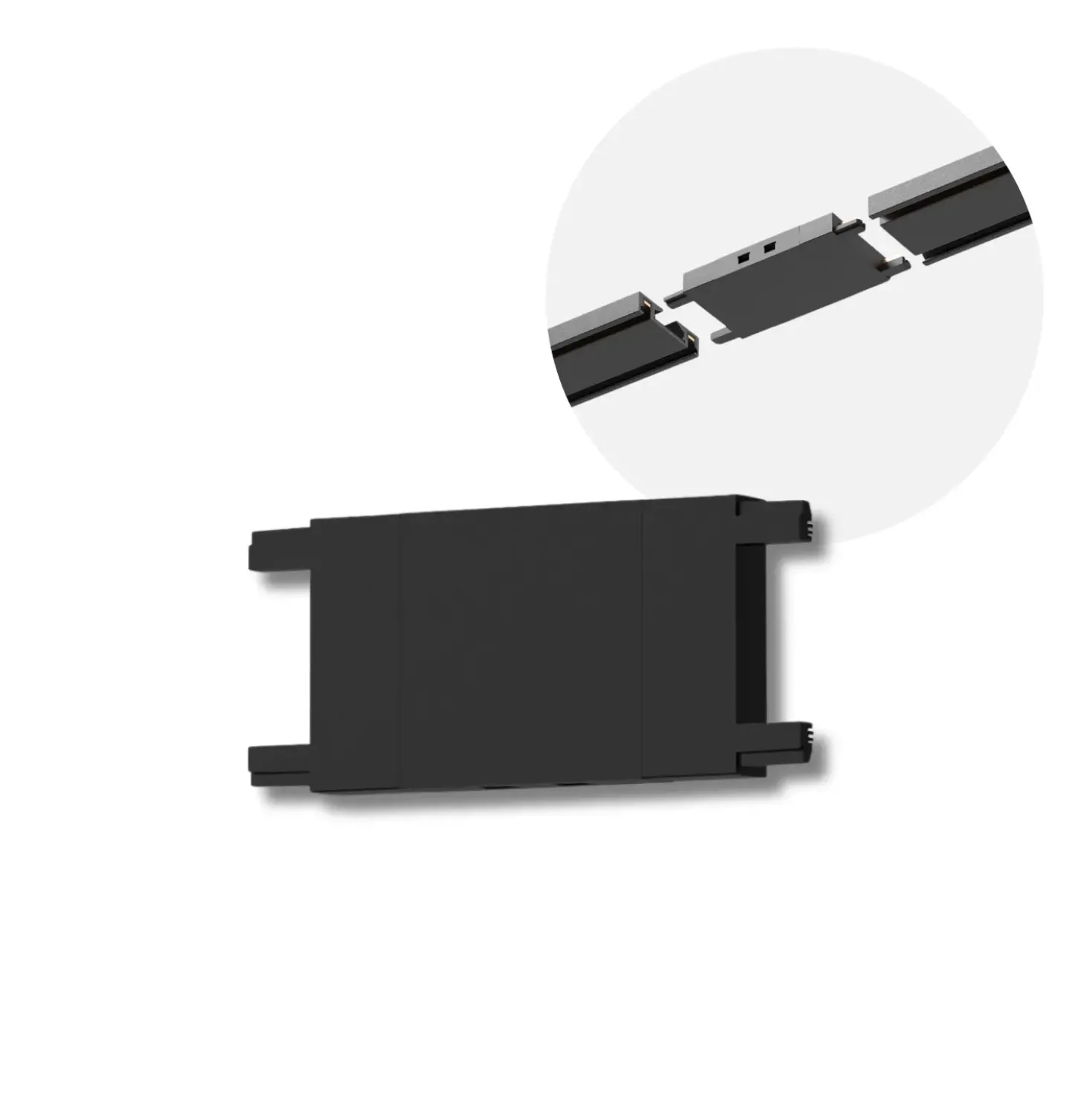 Spotlys på Skinne | 8 stk. | Komplet sæt | Wifi styring | SlimTrack | Sort
