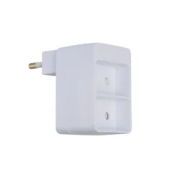 Stikdåse | 230V | 3680W | Forgrenerled u/jord | 2 flade | Hvid