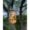4 stk. Solcelle Lanterne | Glas | LED | Lys Dekoration | Udendørslamper (0745)