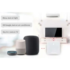 2 stk. Switchbot Meter inkl. Switchbot Hub | Termometer | Hygrometer | Smart Home | Bluetooth | WiFi Bridge