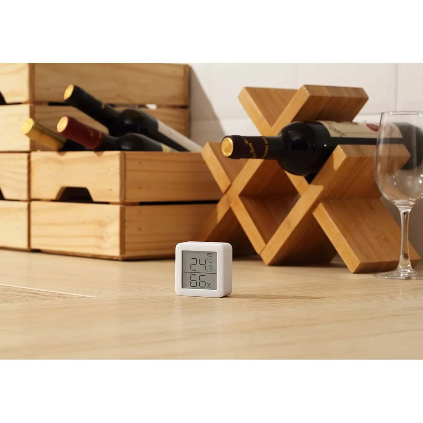 2 stk. Switchbot Meter inkl. Switchbot Hub | Termometer | Hygrometer | Smart Home | Bluetooth | WiFi Bridge