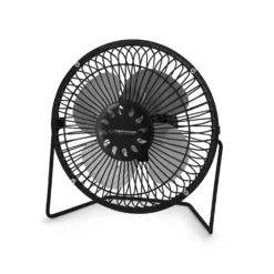 5 stk. USB Ventilator | Støjsvag | Sort | Ø18cm | Bord Ventilator