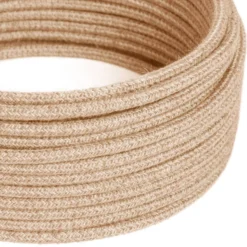 Stofledning I Jute | Creative Cables | 5 Meter | 3x0.75mm2