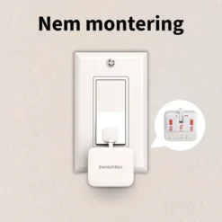 SwitchBot Bot | Trykknap | Sort | Smart Home | Bluetooth | Batteri