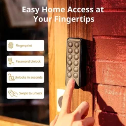 SwitchBot Keypad Touch | Tilbehør til Smart Lock | Trådløs | IP65 | Smart Home
