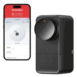 SwitchBot Lock Pro | Smart Dørlås | Elektronisk Dørlås | Smart Home | Sort
