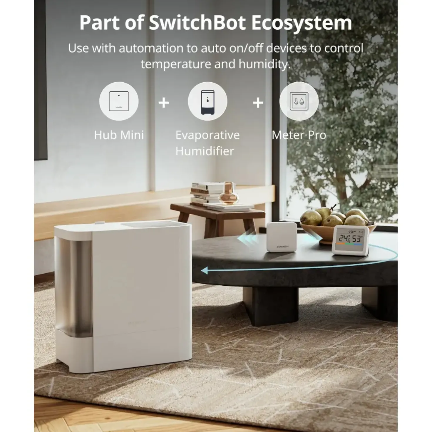 SwitchBot Meter Pro | Termometer og Hygrometer | Bluetooth | Batteri | Smart Home