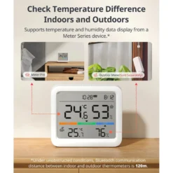SwitchBot Meter Pro | Termometer og Hygrometer | Bluetooth | Batteri | Smart Home