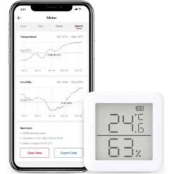SwitchBot Meter | Termometer | Hygrometer | Smart Home | Bluetooth | Batteri