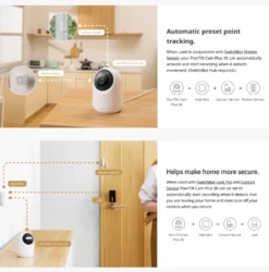 SwitchBot Pan/Tilt Cam 3K | Wi-Fi | Overvågningskamera