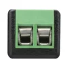 Terminal Block 2-pin til DC | Hunstik | 5,5x2,10mm | 1 stk. (76743)