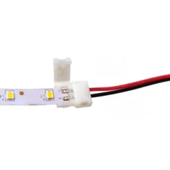 Tilslutningsledning | 8mm | IP20 | SMD LED Strip | Enkelt Farve LED Bånd | 2 Pin