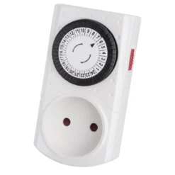 Timer Mini Mekanisk Døgnur | IP20 | 3680W | Hvid