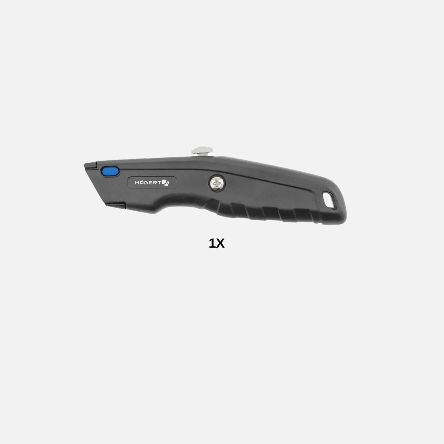 Trapezkniv | Universalkniv med udskiftelige trapezblade | 19 x 60 mm | Aluminium