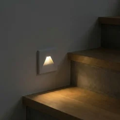 Trappebelysning | Vægspots | Hvid | LED | 1,6W | 75 lm | IP54 | 4000K (03908)