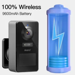 Trådløs Overvågningskamera | Udendørs | WiFi | Batteridrevet | 2.5K UHD