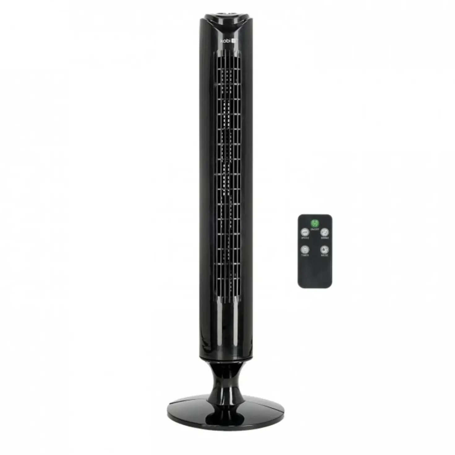 Tårnventilator med Fjernbetjening | 45W | LISSE 2 ST | Sort