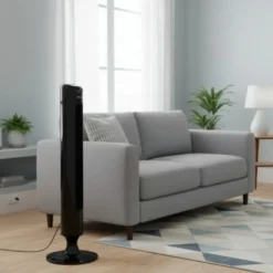Tårnventilator med Fjernbetjening | 45W | LISSE 2 ST | Sort