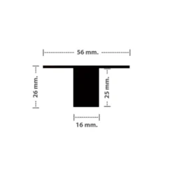 Troldtekt LED lysskinne | 24V | 120 cm | Planforsænket | 4000K