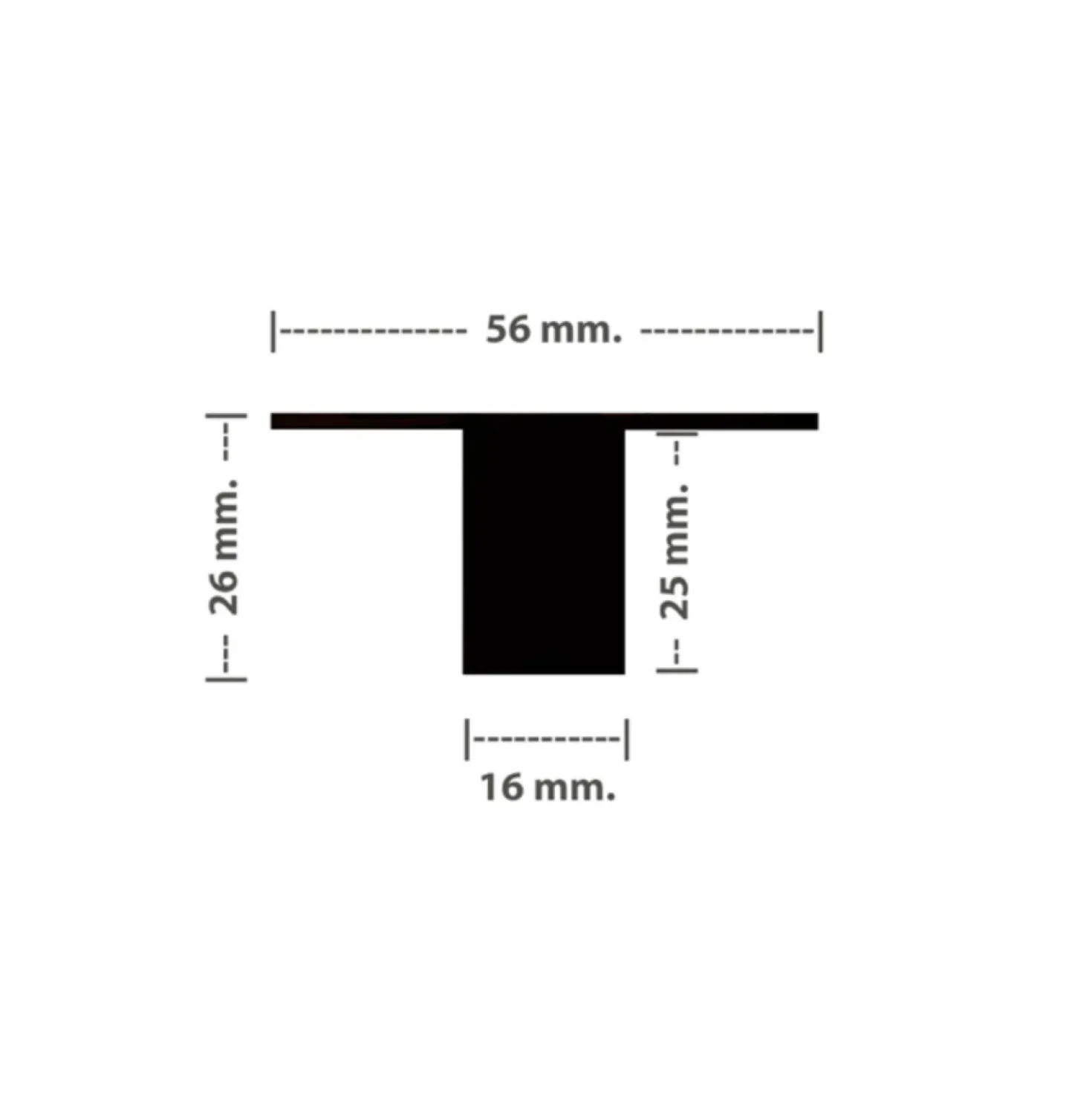 Troldtekt LED lysskinne | 24V | 120 cm | Planforsænket | 4000K