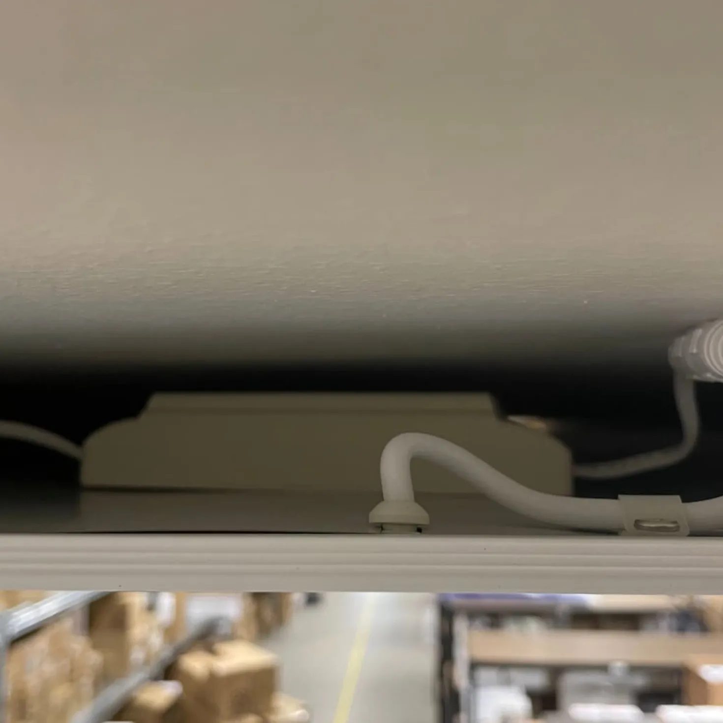 Troldtektramme til LED Panel 60x60 | 5-Pak | 25mm | Perfect Fit | Hvid