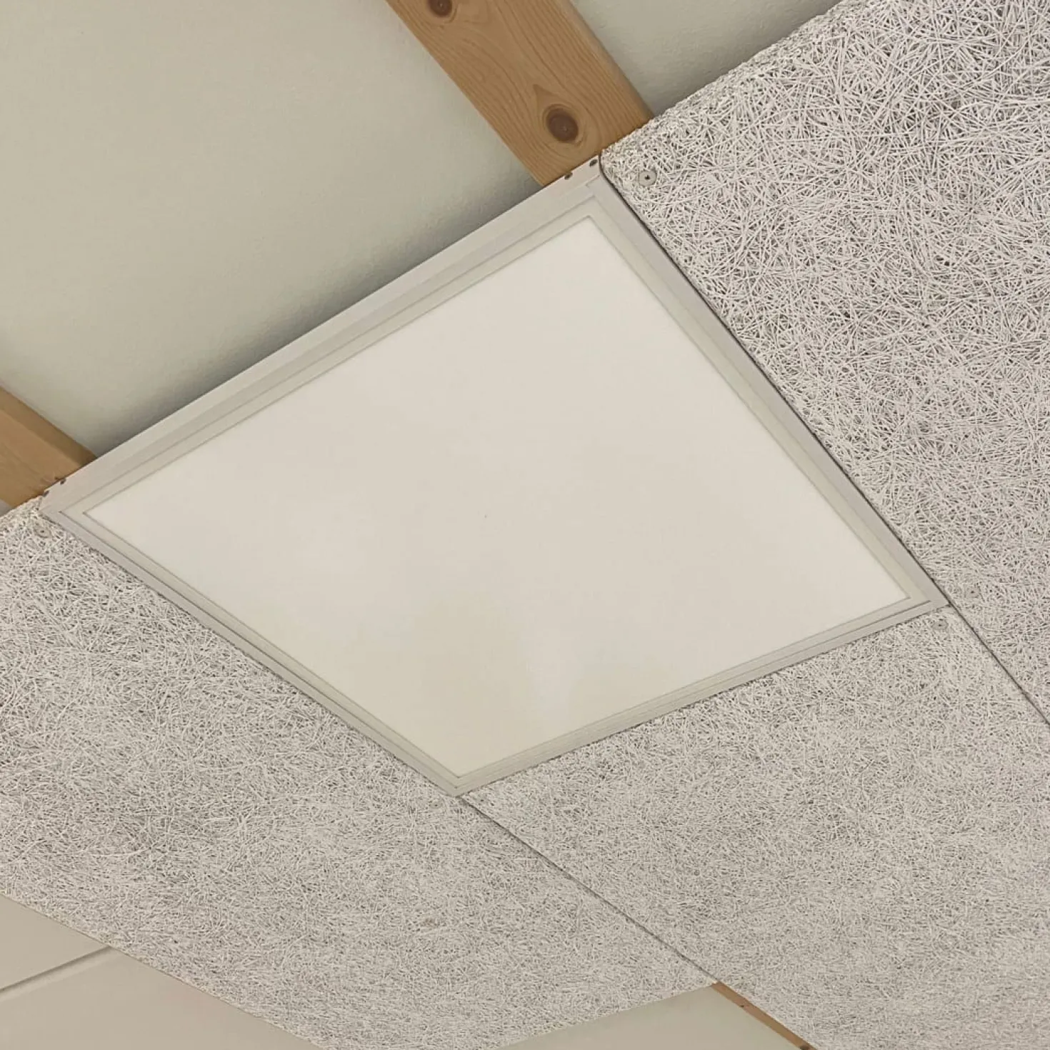Troldtektramme til LED Panel 60x60 | 5-Pak | 25mm | Perfect Fit | Hvid