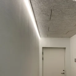 Træskinne for indirekte lys | 180cm | Til LED Strip | Hvid