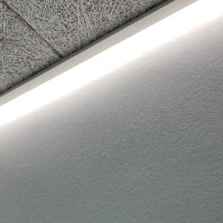 Træskinne for indirekte lys | 180cm | Til LED Strip | Hvid