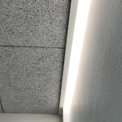 Træskinne for indirekte lys | 180cm | Til LED Strip | Hvid