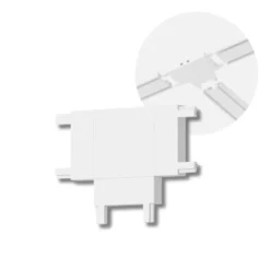 T-Samlestykke til SlimTrack Skinnesystem | 24 Volt | Sort