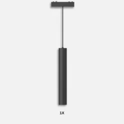 Tube pendel lamper | Komplet sæt | Wifi styring | CCT | SlimTrack | Sort