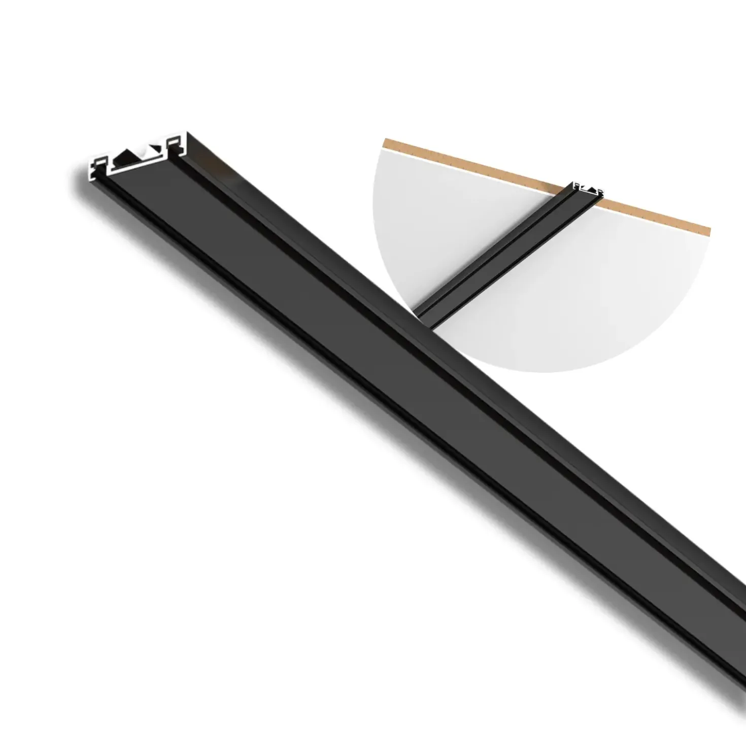 Tube pendel lamper | Komplet sæt | Wifi styring | CCT | SlimTrack | Sort