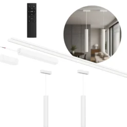 Tube pendel lamper | Komplet sæt | Wifi styring | CCT | SlimTrack | Hvid
