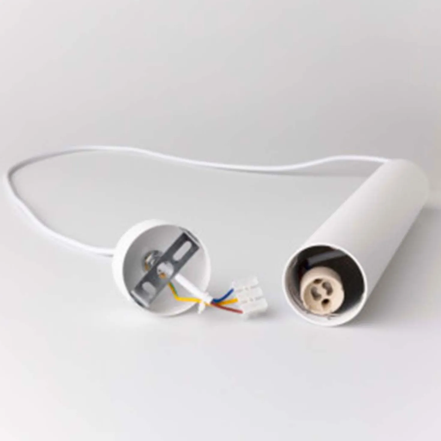 Tube Pendel | Loftslampe | Hvid | GU10 | 110cm Ledning